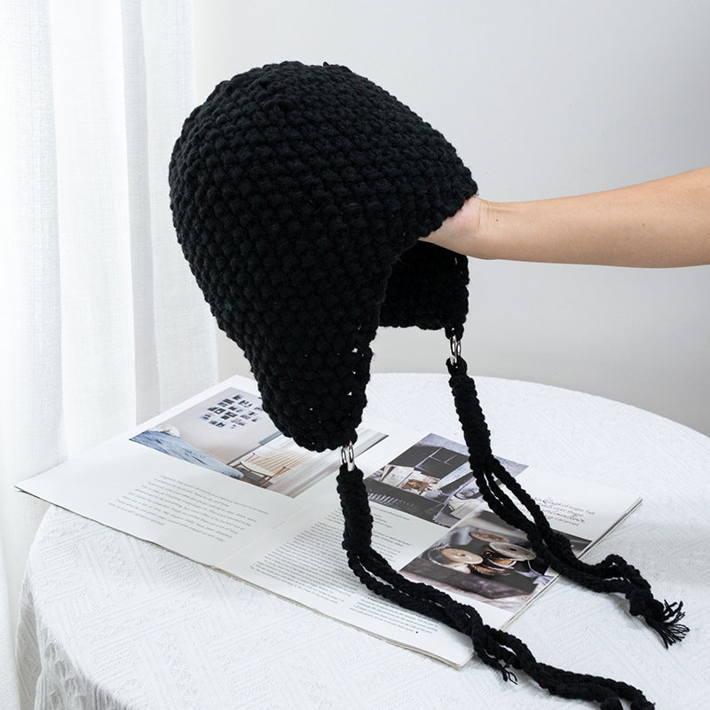 Ear Protecting Wool Hat, Sweet And Lovely