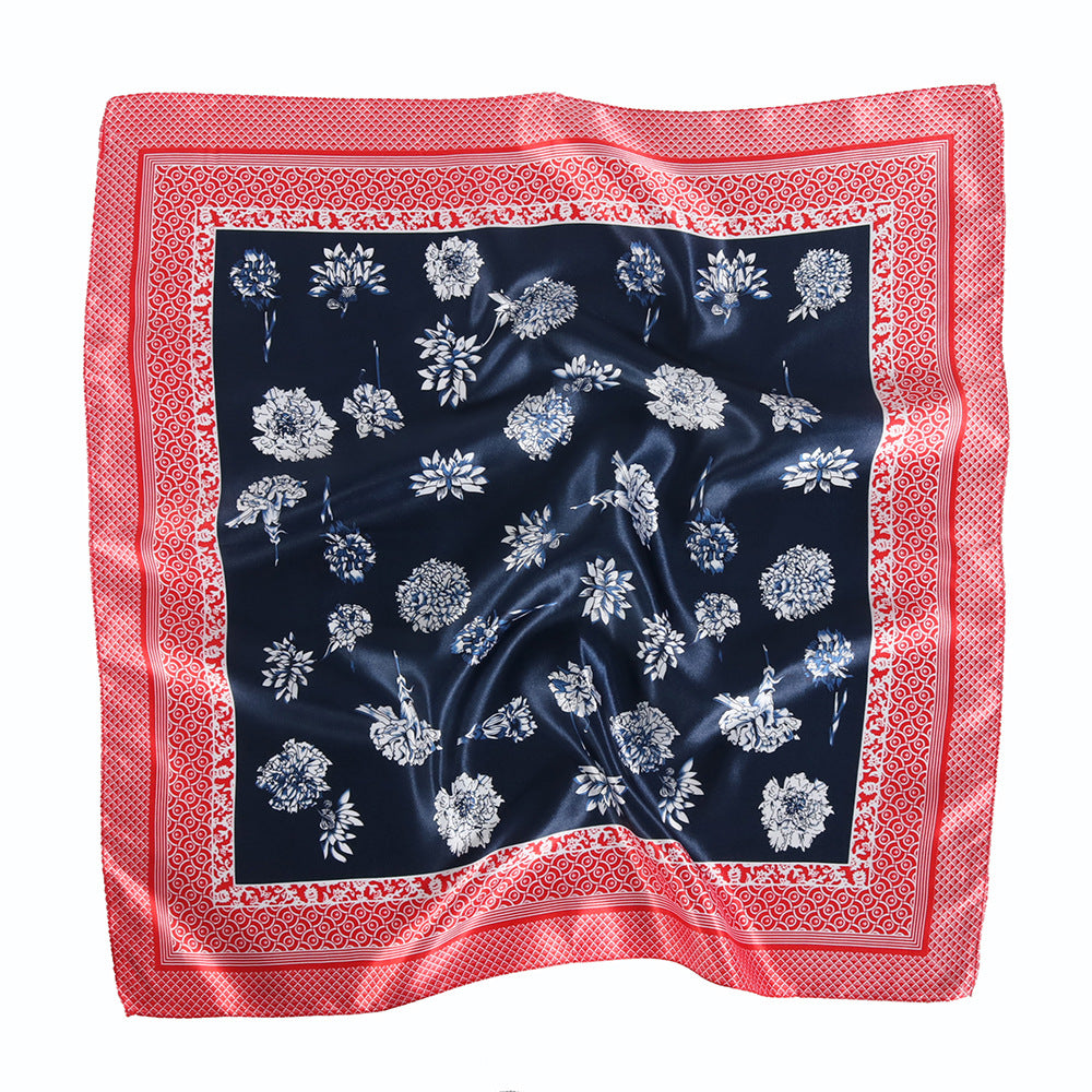 Square Towel Satin Business Work Clothes Small Scarf