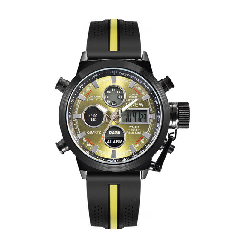 Men's Fashion Belt Multi-functional Watch