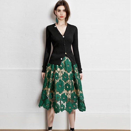 European And American Style Lace Skirt