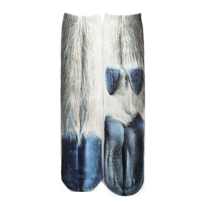 animal print socks 3D