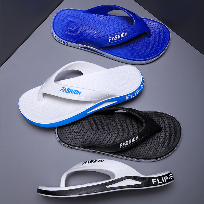 Slippers til mænd - Tyk bund skridsikker deodorant klipklapper til sommer