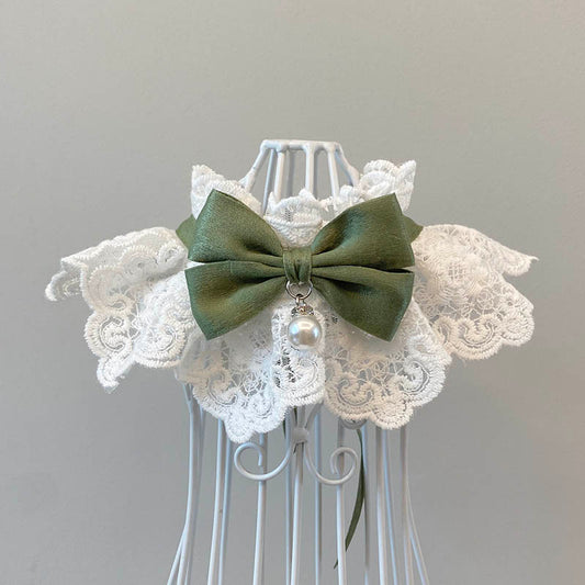 Cat Scarf Pet Jewelry Bell Bow