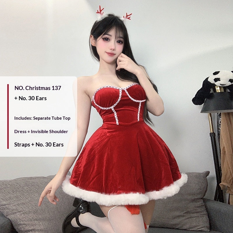 Tube Top Dress Women's Set