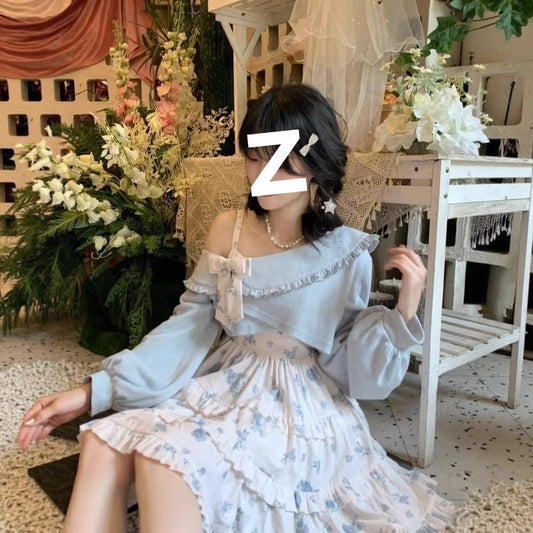 Autumn And Winter Lolita Dresses College Style Floral