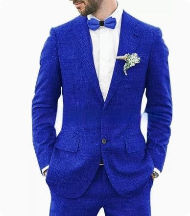 Men's Suit Linen Suit Wedding Party