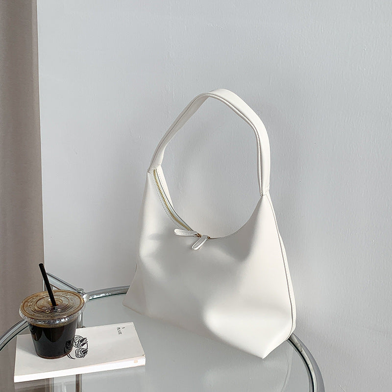 Simple Soft-leather Shoulder Bag For Women Versatile And Niche