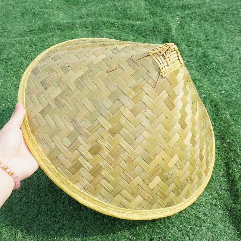Outdoor Sun-shade Sun Protection Bamboo Green Peel Bamboo Hat