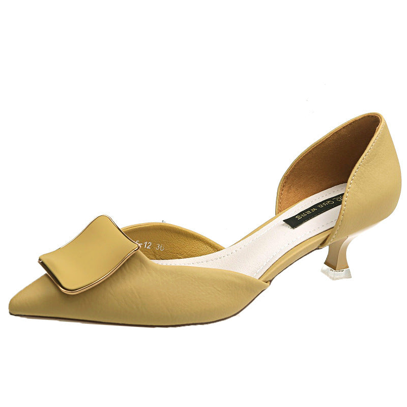 High Heels Stiletto Temperament French Pointed Professional Commuter Single Shoes Women