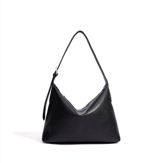 Casual Leather Commuter Shoulder Dumpling Bag