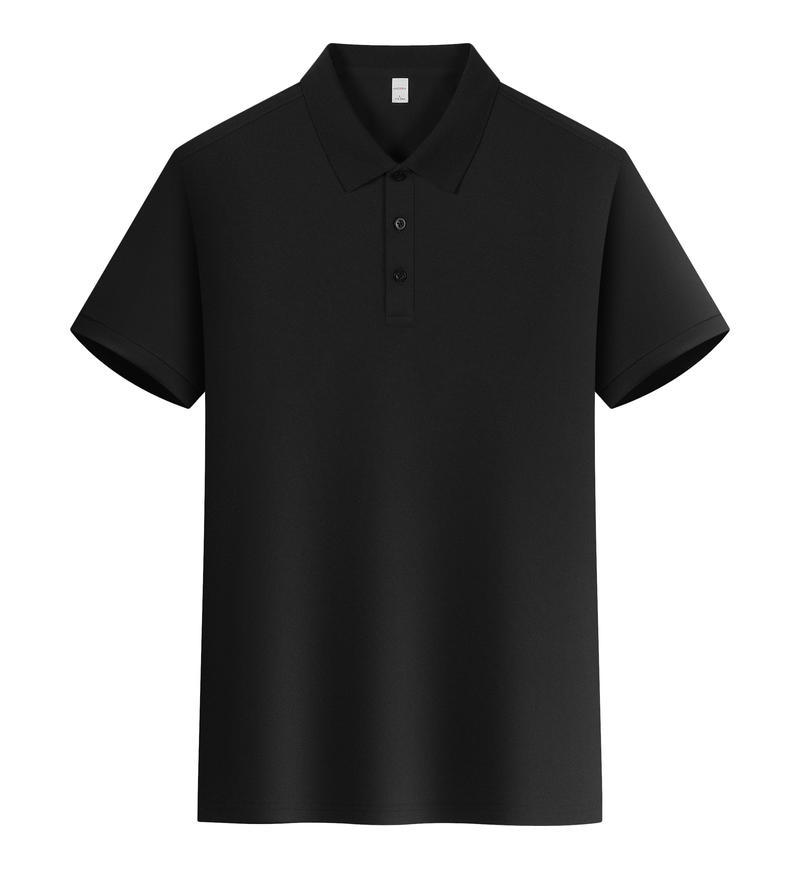 Short-sleeve Ice-feel Workwear With A Lapel Collar