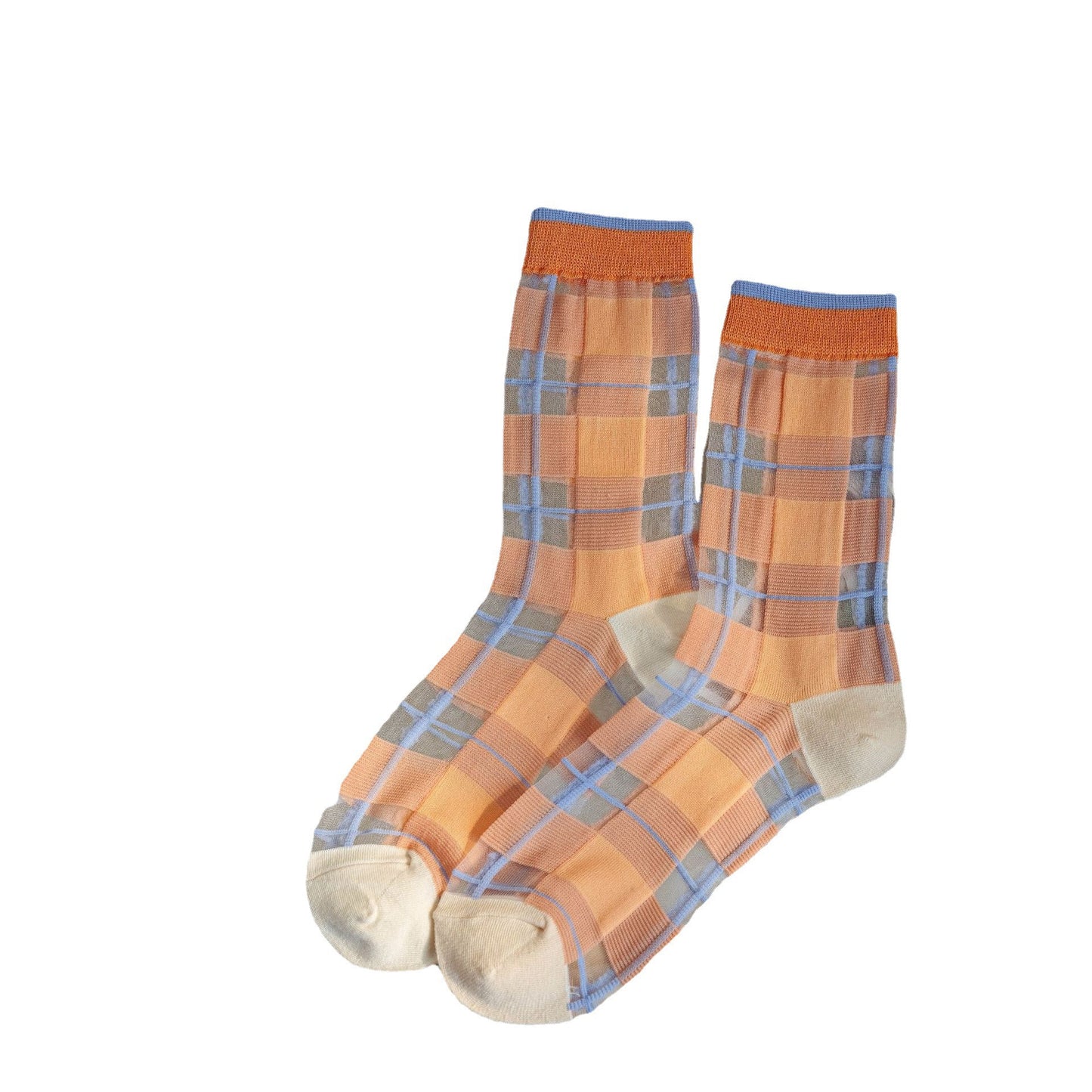 Cute Japanese Shattered Glass Silk Stockings