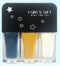 Three-in-one DIY No-bake Tearable Sequined Nail Polish Set