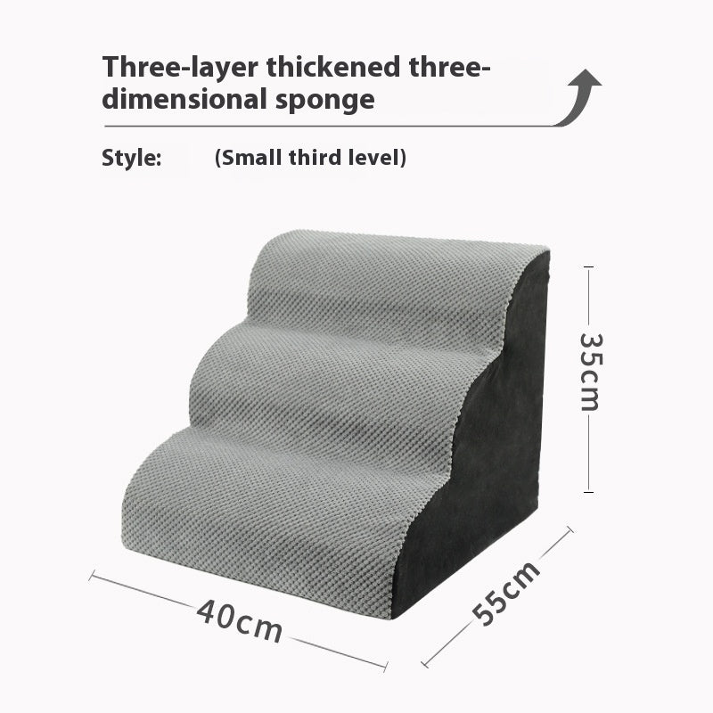 Household Small Dog Stairs Wave Pet Stairs
