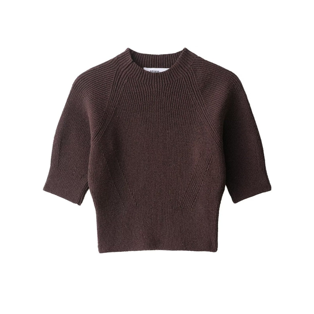 Homemade New Women's Fashionable Casual Rib Sweater