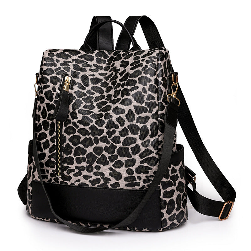 Simple Leisure Travel Large Capacity Soft Leather Shoulder Bag For Women