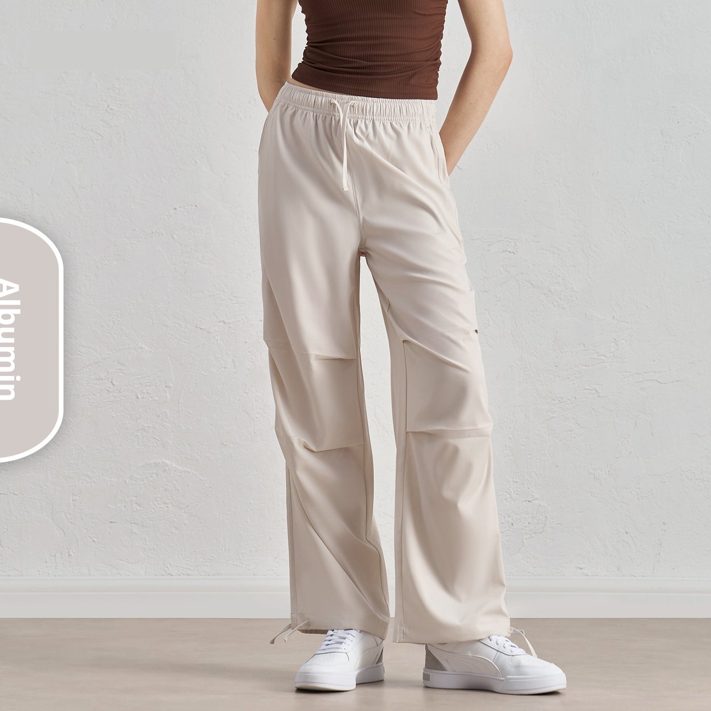 High Waist Slimming Loose Outdoor Casual Jogger Straight Sun Protection Fitness Pants