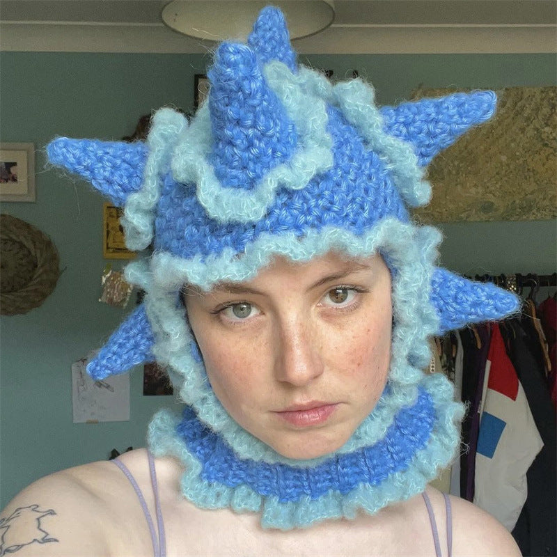 Handmade Knitted Creative Fashion Horn Rabbit Ear Hat