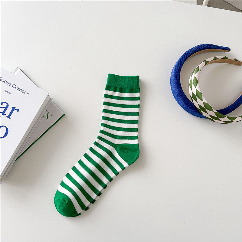 Fashion Letters Socks Women's Mid-calf Length Sock