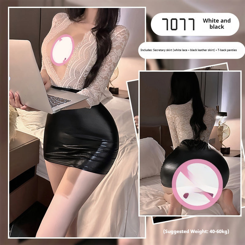 Womens Casual, Versatile, And Sexy Lace Bodycon Skirt
