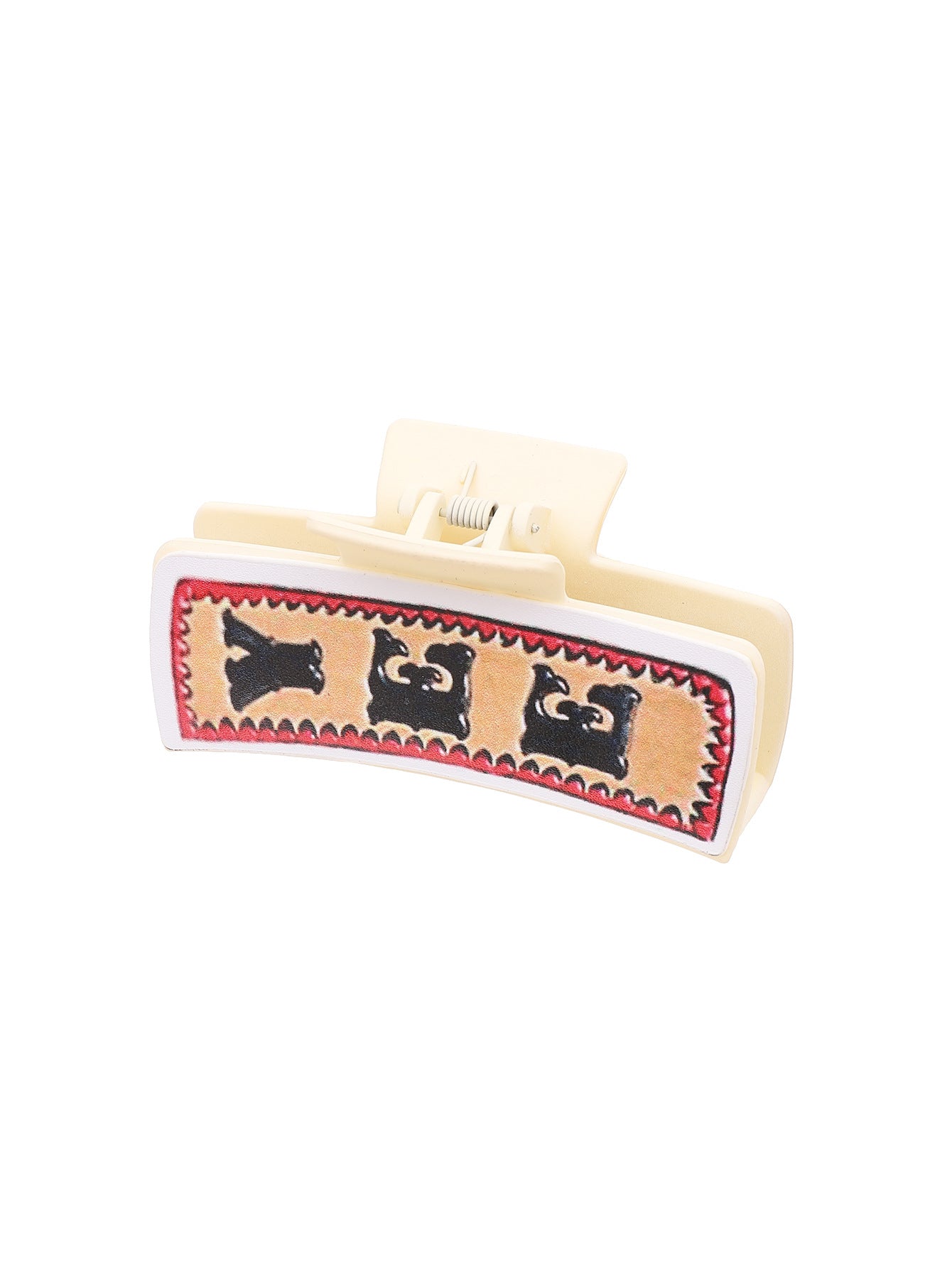 Denim Style Artificial Leather Barrettes Ladies