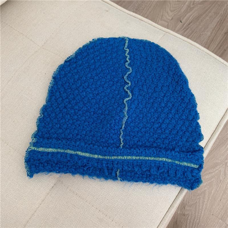 Knitted Wool Hat With Ear Protector