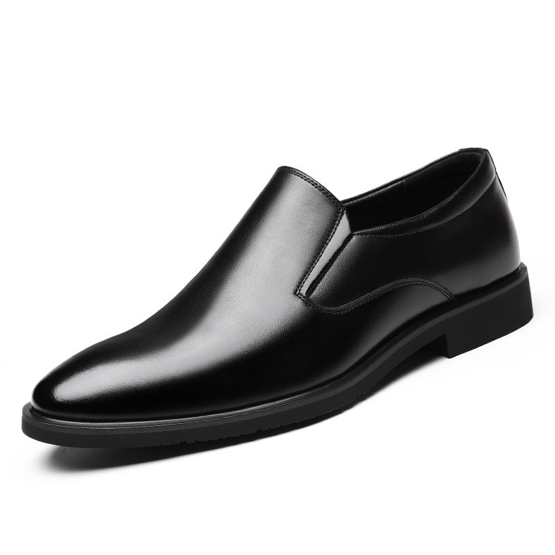 Herre Business Tods Casual Sko Åndbare Lave Forår Og Efterår Sorte Slip-on Dovne Sko