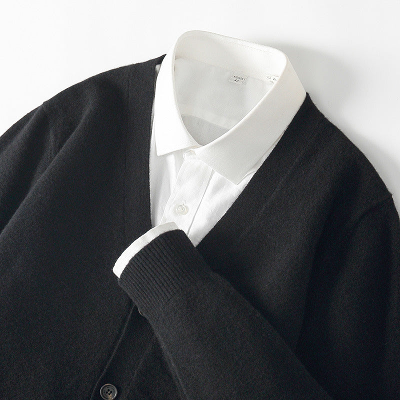 Ungdommelig business-casual strikket modejakke i store størrelser