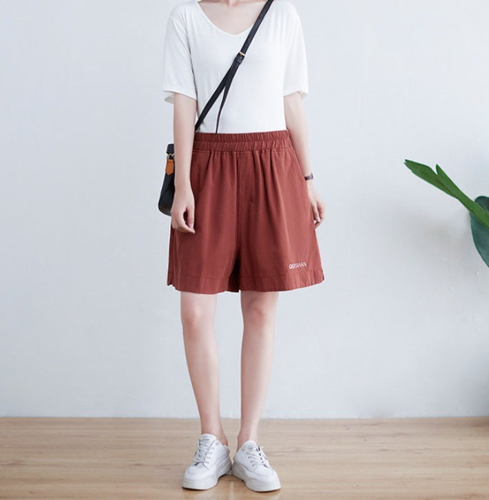 Women's Plus Size Korean Style Wide Leg Shorts