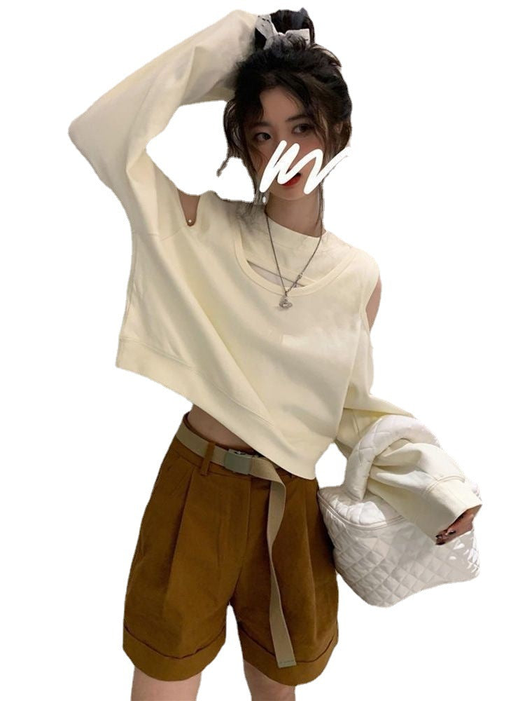 Loose Off-the-shoulder Women's Top Sweater