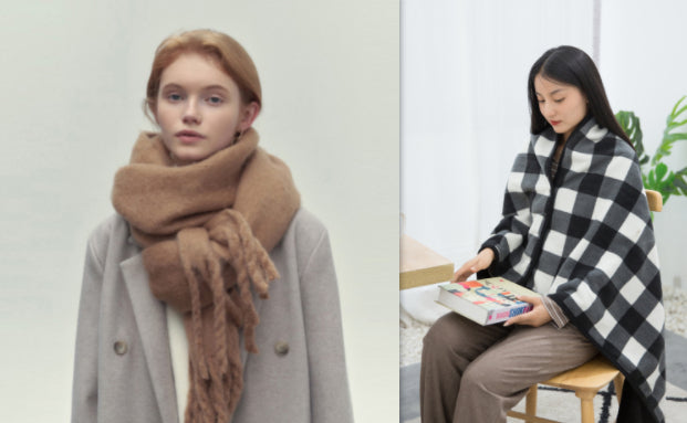 Glutinous Idle Style Thermal Long Scarf