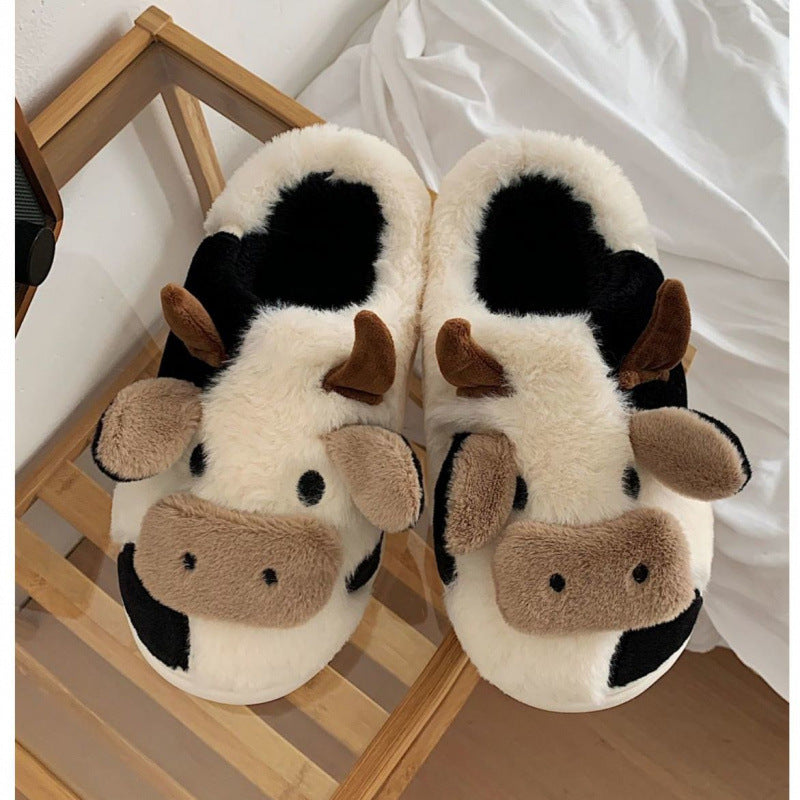 Cotton Slippers Women's All-season Cute Indoor Home Platform Slippers Women's