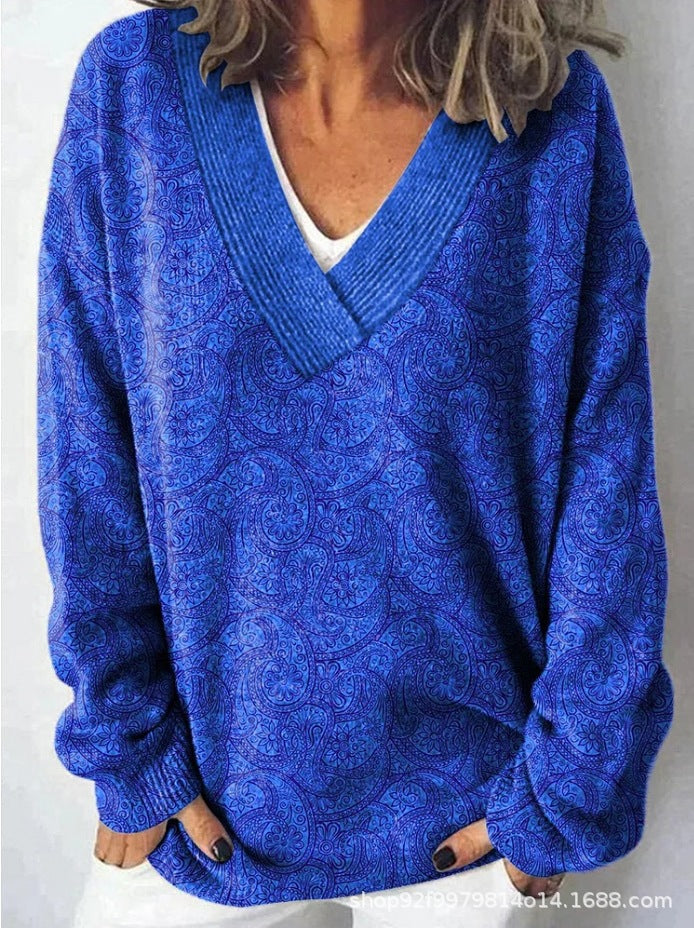Animal Pattern Printed Casual Women's Sweater 3D