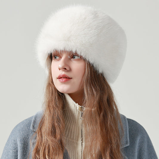 Earflaps Northeast Bucket Plush Bucket Hat