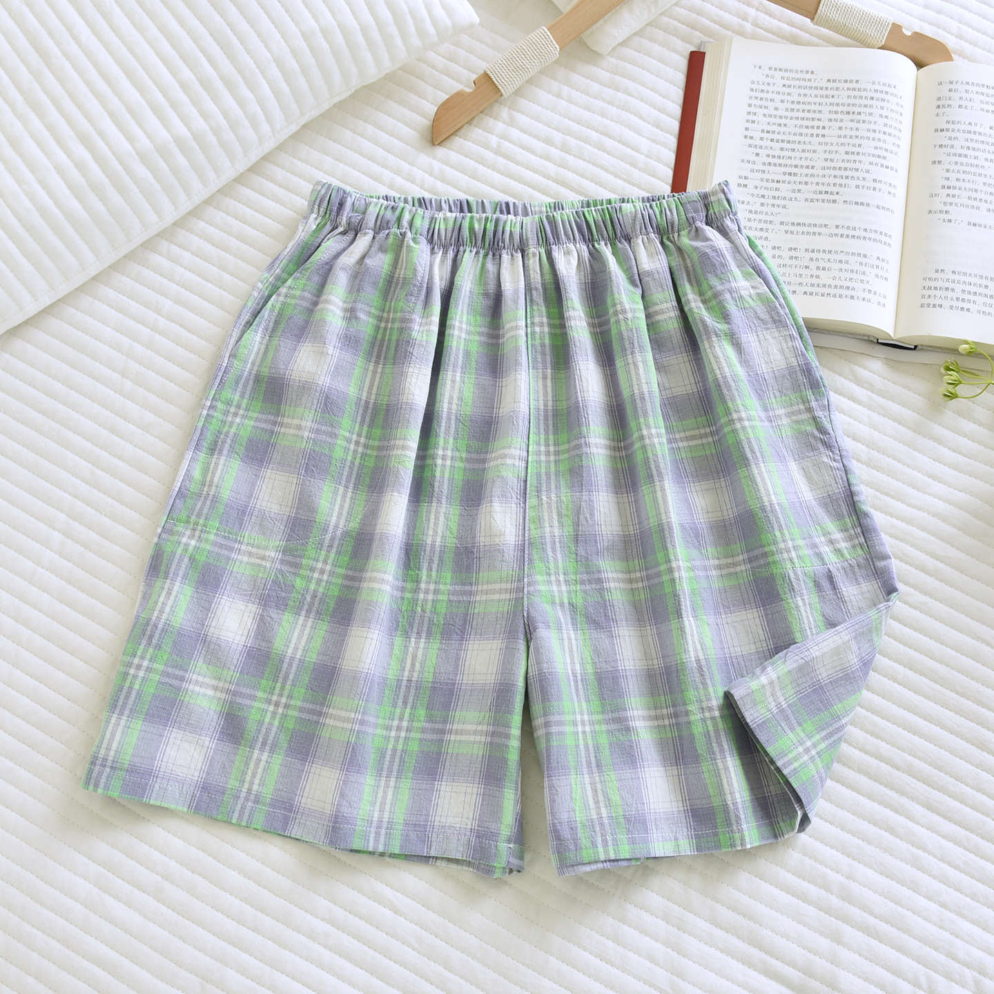 Home Sleeping Pants Pure Cotton Gauze Can Be Worn Outside Loose And Simple