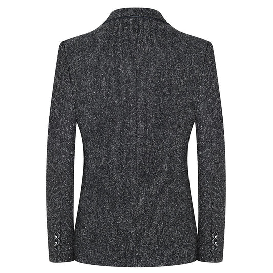 Men's Casual Suit Men's Woolen Korean Version Trendy Fashion Single Jacket