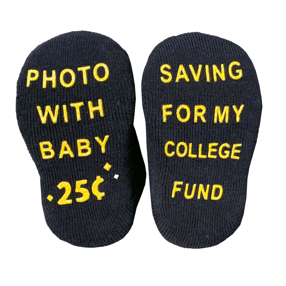Cotton First-walker Socks With English Letters