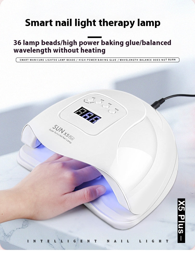 Large Space Double Light Source Quick-drying Wear Nail Dryer