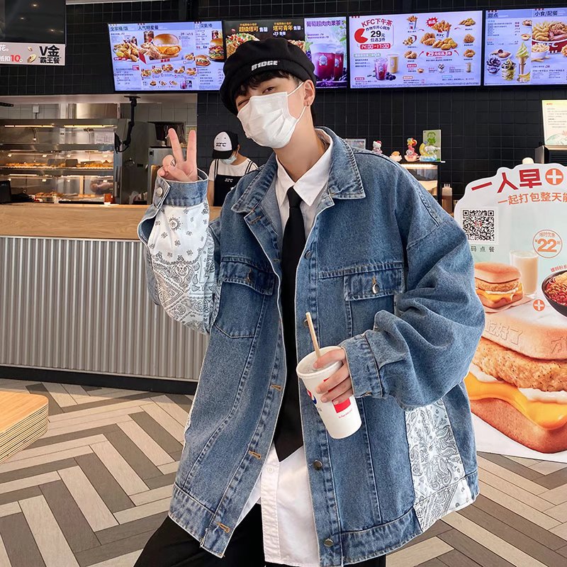 Hong Kong Style Men's Oversized Loose Coat