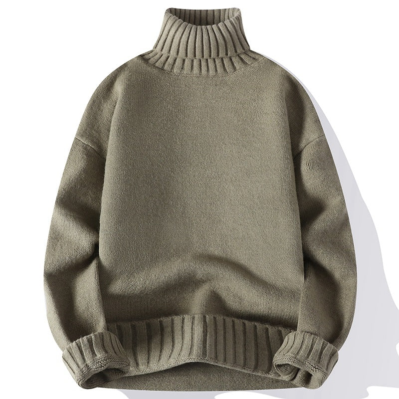 Turtleneck Sweater Men's Fashion Korean Slim Fit
