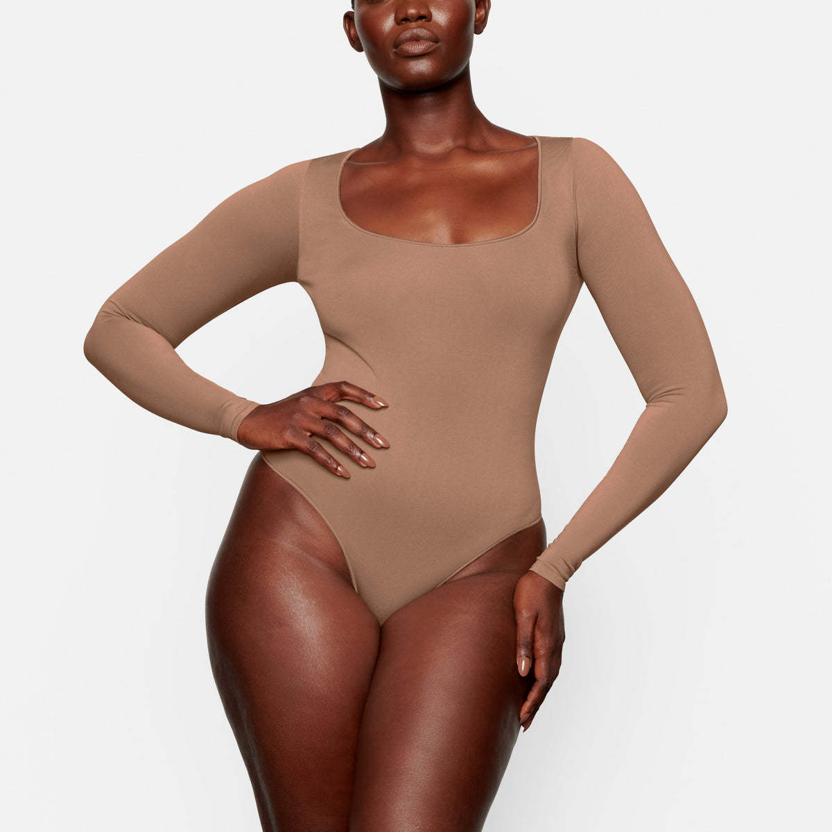 Jumpsuit Women's Long Sleeve Body Shaping Open Crotch Comfortable
