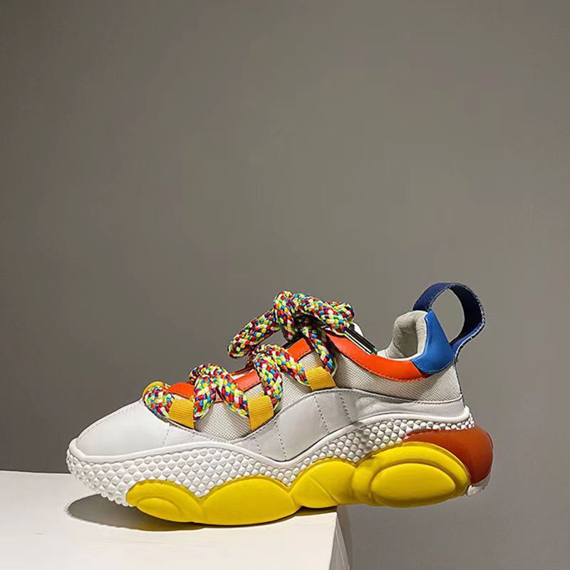Thick Sole Muffin Fashionable Small White Shoes