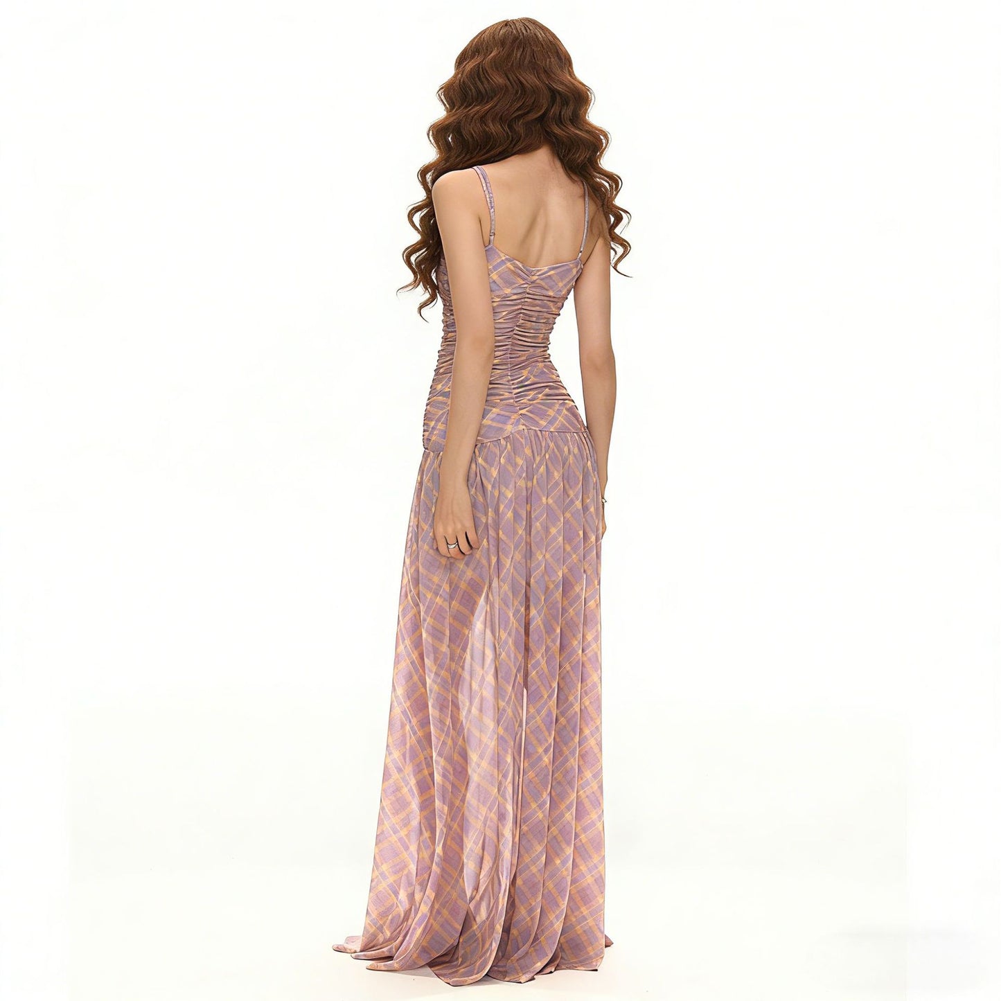 Spaghetti-strap Dress For Summer, Spicy Style With A Backless Design