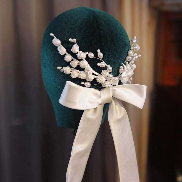 Bride Bell Orchid Several Branches Hairpin Hairband
