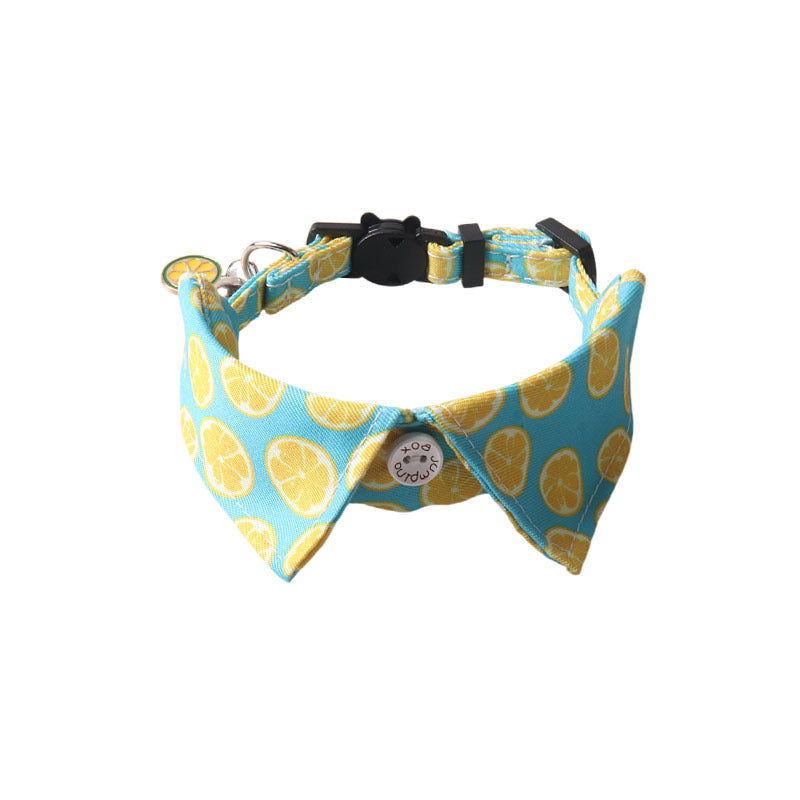 Fruit Blossom Series Bow Tie Cat Collar