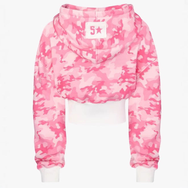 Y2g Hip Hop Kort Cardigan Hættetrøje Sweatshirt Og Sweatpants
