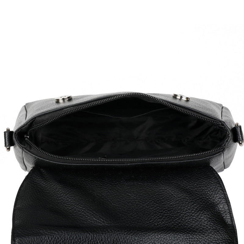 Middle-aged Women's Soft Leather Large Capacity Clutch Bag