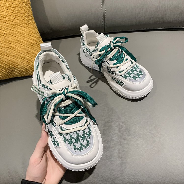 Reflective Strip Platform Running Shoes