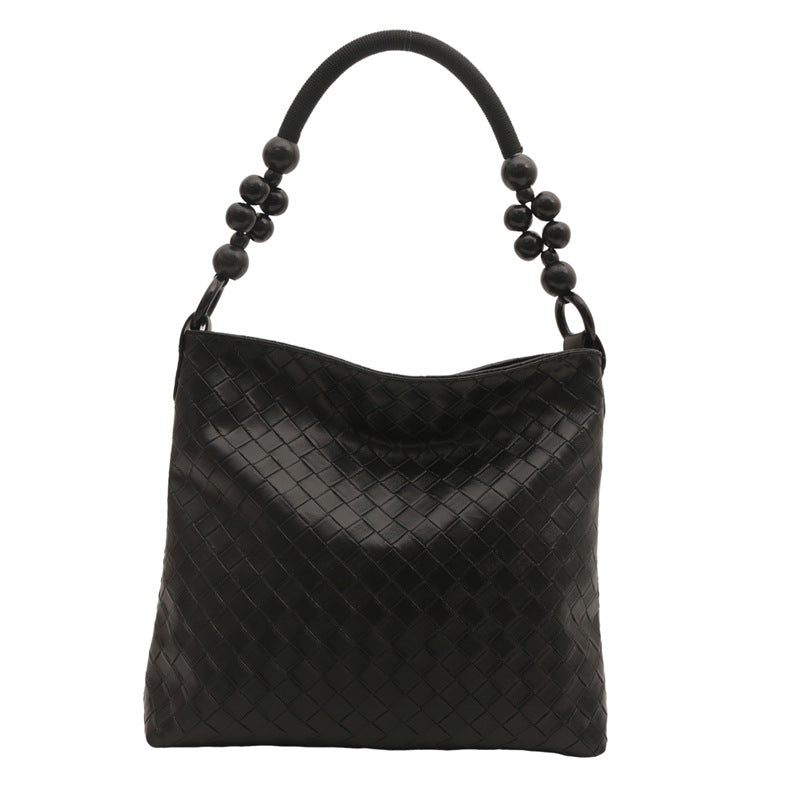 Simple Woven Large Capacity Portable Shoulder Commuter High Quality Crossbody Bag