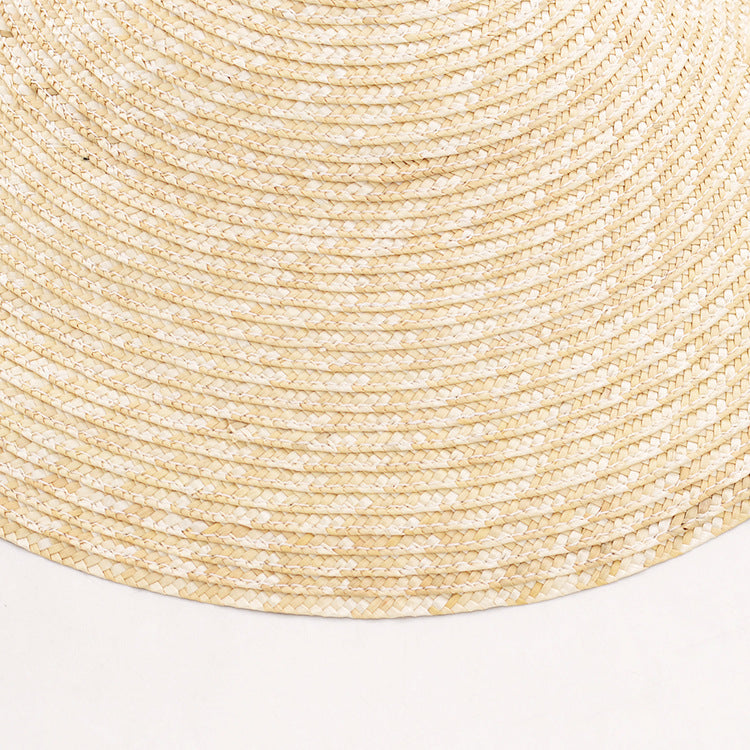 Summer Straw Hat With Straw